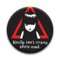1.25" Pinback Button Emily The Strange - Mad (Approx. 32mm) 931176