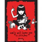 Emily the Strange - Stitches 2.5" x 3.5" Flat Fridge Magnet #941217