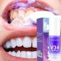 V34 Purple Whitening Toothpaste â Remove Stains, Plaque, Fresh Breath â Brighten Your Smile!