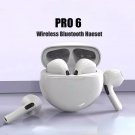 Air Pro6 EarPodsTws Earphone Bluetooth Wireless  Headset Pods Wireless Headphones Pro 6 Earbuds