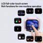 Q20 Wireless Earbuds Bluetooth 5.4 Airpods Touch Color Screen TWS Hifi Sound Headset With Mic