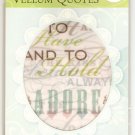 K & Company Vellum Quotes Wedding #940
