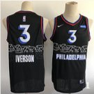 ⚒ inverson 3 Philadelphia 76ers black