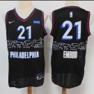 ⚒ new 21 76ers Joel Embiid Black City