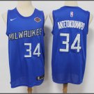 ⚒34 Milwaukee Bucks Giannis Antetokounmpo blue
