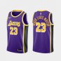 LeBron James Lakers BLM Purple