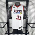 26th season 76ers retro white 21st Embiid