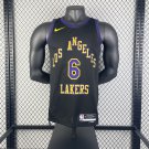 26th season Lakers City Edition No. 6 James