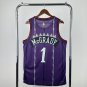 26th season Raptors retro purple No.1 McGrady