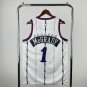 26th season Raptors retro white No.1 McGrady