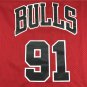 Bull 91 Red Retro Logo