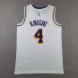 Lakers 4 white round neck