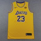 Lakers 23 yellow round neck