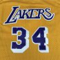 Lakers 34 Yellow Retro Gold Label