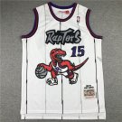 Raptors 15 White Dragon Retro Logo