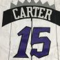 Raptors 15 White Dragon Retro Logo