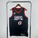 Season 26 76ers Retro Black No. 0 Maxi