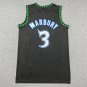 Timberwolves 3 Retro Black Mesh