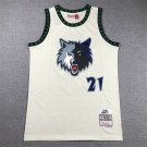 Timberwolves 21 Cream White
