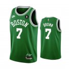 &  Boston Celtics #7 Jaylen Brown Classic  Green
