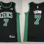 &  Celtics #7 Jaylen Brown Stitched  Black 2023