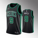 &  Celtics #9 Derrick White Stitched  Black 2023