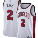 &  Chicago Bulls #2 Lonzo Ball City  White