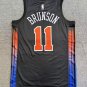 &  Knicks #11 Jalen Brunson City  Black Statement 2025-26
