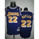 &  Lakers #22 Elgin Baylor Basketball  purple