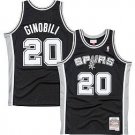 &  San Antonio Spurs #20 Manu Ginobili Basketball  Black