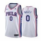 76ers #0 Tyrese Maxey Association Edition Basketball  White