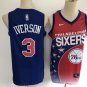 76ers #3 Allen Iverson  Salute the new style