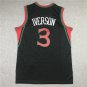 76ers #3 Allen Iverson Black  Lattice Checked Plaid