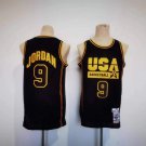1992 Team USA #9 Michael Jordan Black Gold Basketball