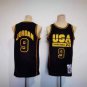 1992 Team USA #9 Michael Jordan Black Gold Basketball