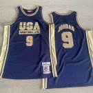 1992 Team USA #9 Michael Jordan Navy Throwback Basketball  AU