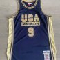 1992 Team USA #9 Michael Jordan Navy Throwback Basketball  AU