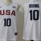 2016 Olympics Team USA  #10 Kyrie Irving Revolution 30 Swingman White