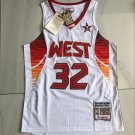 2009 All Stars #32 Shaquille O'Neal Suns  White Mitchell Ness