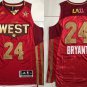 2011 West All-Star Game Lakers #24 Kobe Bryant AU  Red