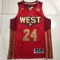2011 West All-Star Game Lakers #24 Kobe Bryant AU  Red