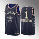 2024 All-Star Game Spurs #1 Victor Wembanyama Basketball  Blue