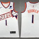 2024 Phoenix Suns #1 Devin Booker Stitched  White