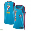 2025 All-Star #7 Jaylen Brown Light Blue Stitched Basketball