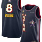 2025 All-Star #8 Jalen Williams Navy Stitched Basketball