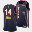 2025 All-Star #14 Tyler Herro Navy Stitched Basketball
