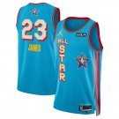 2025 All-Star #23 LeBron James Light Blue Stitched Basketball