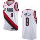 And  Blazers #9 Nassir Little City  white