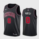 And  Bulls #0 Coby White  Black