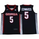 Anthony Edwards Georgia Bulldogs 5 college jersesy black
